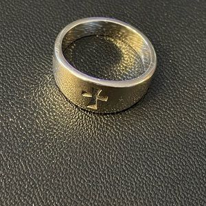 James Avery Sterling Cut Out Cross Ring